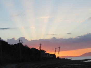 夕日 夕日