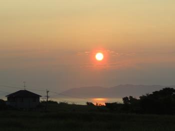 夕日 夕日