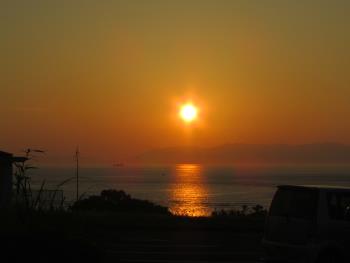 夕日 夕日